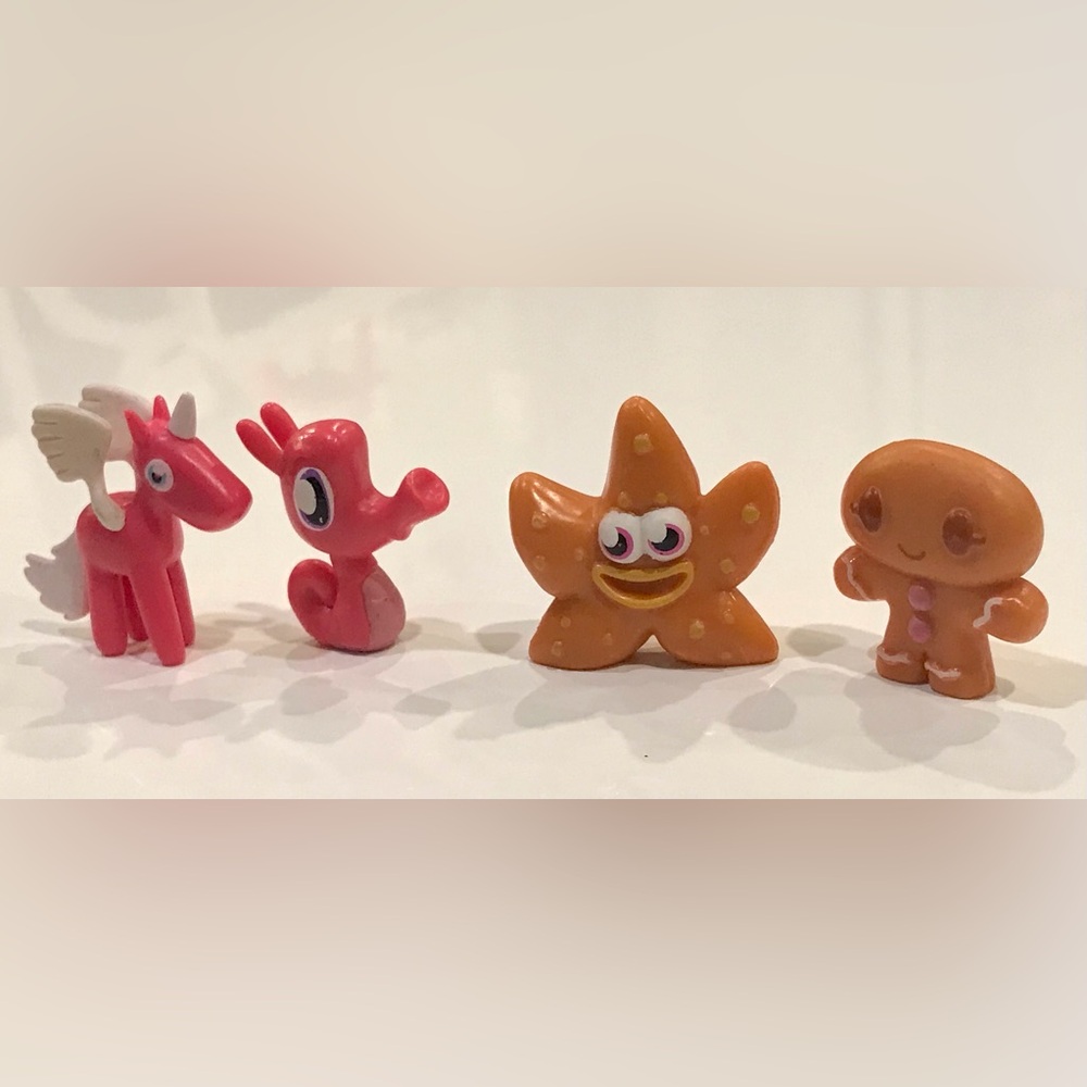 4 Moshi Monsters in a Bundle; Hansel, Fumble, Angel, Stanley